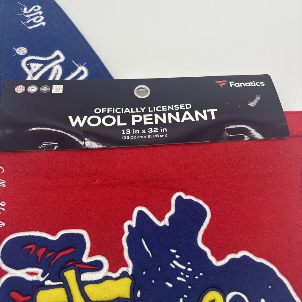 Kansas Jayhawks Official License Will Pennant 13" X 32" - Picture 6 of 9